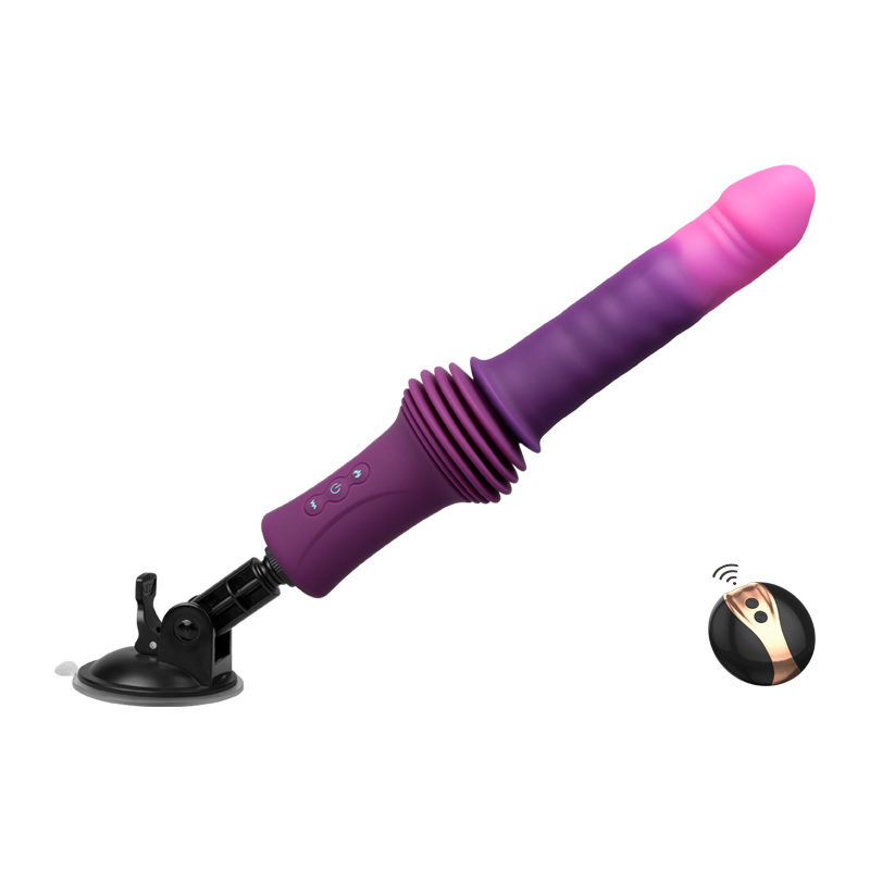 Vibrator de împingere colorat