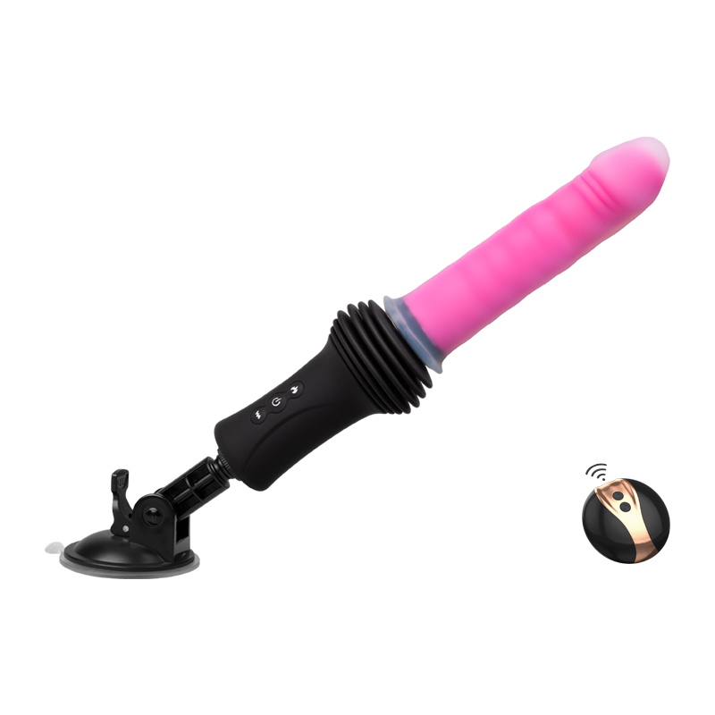 Vibrator colorat ultra-lung de împingere